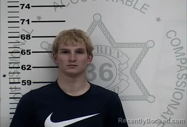 Mugshot of Owen Joseph Myers booked in Lafayette County, Mississippi on October 6, 2026
