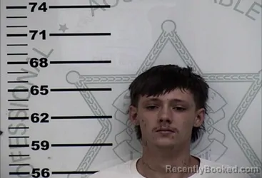 Mugshot of Ethan Matthew Brown booked in Lafayette County, Mississippi on October 8, 2026