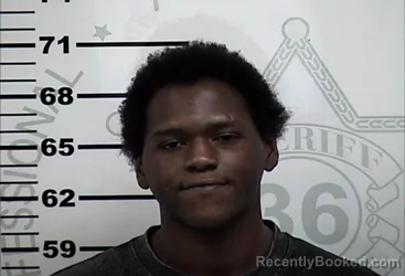 Mugshot of Dexavian Roy Toles booked in Lafayette County, Mississippi on October 8, 2026