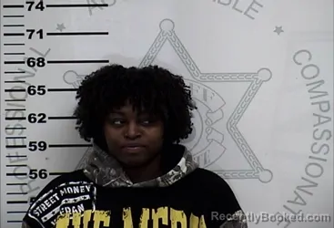 Mugshot of Destinee Ariana Conrad booked in Lafayette County, Mississippi on October 9, 2026
