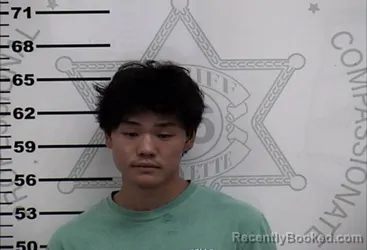 Mugshot of Jake Shuntaro Yamada booked in Lafayette County, Mississippi on October 11, 2026