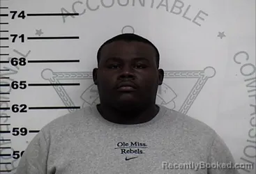 Mugshot of Jerrian Terrell Gates booked in Lafayette County, Mississippi on October 11, 2026
