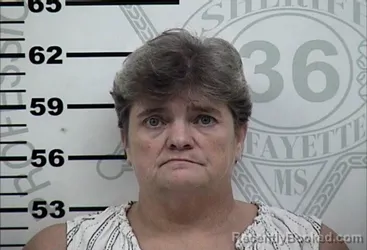 Mugshot of Christy Michelle Hyer booked in Lafayette County, Mississippi on October 11, 2026