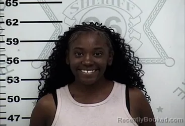 Mugshot of Jadaisha Leshelle Cook booked in Lafayette County, Mississippi on October 12, 2026