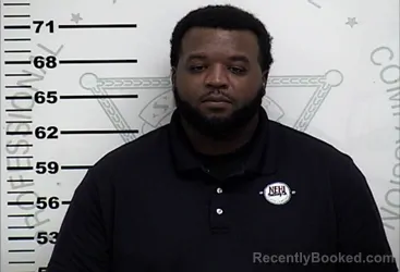 Mugshot of Terell Lilnarious Westbrook booked in Lafayette County, Mississippi on October 15, 2026