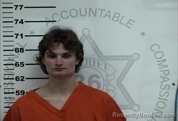 Mugshot of Finnegan James Weppner booked in Lafayette County, Mississippi on October 17, 2026
