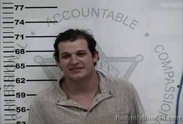 Mugshot of Brendan Michael Hannah booked in Lafayette County, Mississippi on October 17, 2026