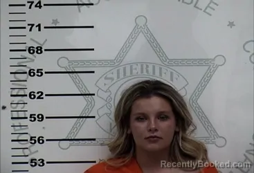 Mugshot of Hailey Marie Sheehan booked in Lafayette County, Mississippi on October 18, 2026
