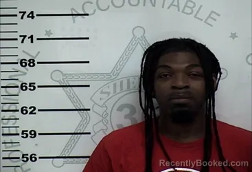 Mugshot of Stepfon Isaiah Deante Covington booked in Lafayette County, Mississippi on October 20, 2026