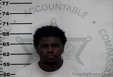 Mugshot of Treylan Markell Walker booked in Lafayette County, Mississippi on October 21, 2026