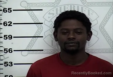 Mugshot of Malik Vashone Brannon booked in Lafayette County, Mississippi on October 22, 2026