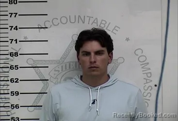 Mugshot of Conner Matthew Sanders booked in Lafayette County, Mississippi on October 23, 2026