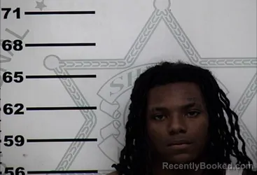 Mugshot of Jaquylen Jamine Harris booked in Lafayette County, Mississippi on October 24, 2026