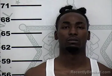 Mugshot of Camarion Anshun Ellis booked in Lafayette County, Mississippi on October 24, 2026