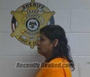 Mugshot of KAYLA D STEVE-MONTGOMERY booked in Leake County, Mississippi on March 30, 2026