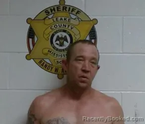 Mugshot of COREY LEE SUMMERLIN booked in Leake County, Mississippi on March 28, 2026