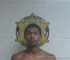 Mugshot of DREGEN LEE DENSON booked in Leake County, Mississippi on June 25, 2026