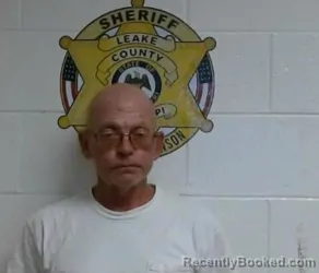 Mugshot of STEPHEN DENNIS MOORE booked in Leake County, Mississippi on March 25, 2026