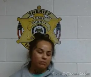 Mugshot of FREDERICA HOPE COTTON booked in Leake County, Mississippi on March 9, 2026