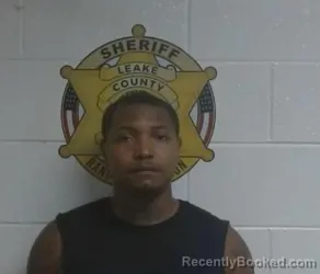 Mugshot of DEVON DEQUION THOMPSON booked in Leake County, Mississippi on July 27, 2026