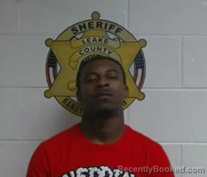Mugshot of JUSTIN DESHUN BURTON booked in Leake County, Mississippi on May 31, 2026