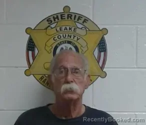 Mugshot of LARRY LEE RAY booked in Leake County, Mississippi on May 6, 2026