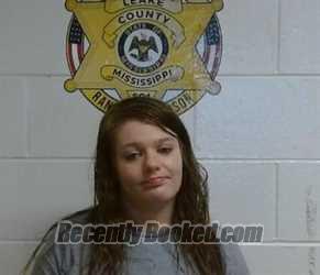 Mugshot of CARLEY WYNONA PHILLIPS booked in Leake County, Mississippi on April 14, 2026