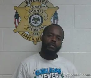 Mugshot of Frederick Desmond Ford booked in Leake County, Mississippi on October 21, 2026