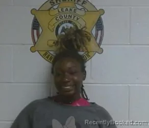 Mugshot of SAMARA UNIQUE WILLIAMS booked in Leake County, Mississippi on June 24, 2026