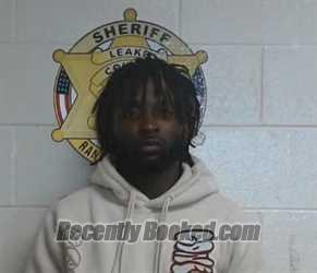 Mugshot of JZMARKEYUS TEMAURY HOBBS booked in Leake County, Mississippi on July 13, 2026
