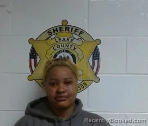 Mugshot of ANIYAH AJANAE BURNSON booked in Leake County, Mississippi on April 14, 2026