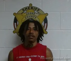 Mugshot of TYRESE EUGENE TRIPLETT booked in Leake County, Mississippi on March 31, 2026