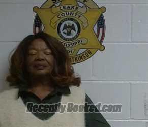 Booking photo from Leake County, Mississippi