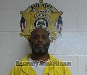 Booking photo from Leake County, Mississippi