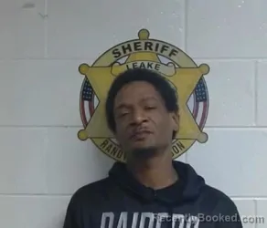 Booking photo from Leake County, Mississippi