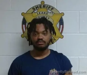 Booking photo from Leake County, Mississippi