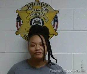 Mugshot of DESTINY SAMOYA MCDONALD booked in Leake County, Mississippi on March 10, 2026