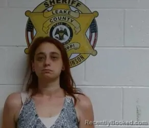 Mugshot of KAYLEE TARVIN booked in Leake County, Mississippi on March 19, 2026