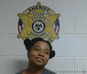 Mugshot of MALAYSIA SHENTEECE MONAE ROGERS booked in Leake County, Mississippi on April 30, 2026