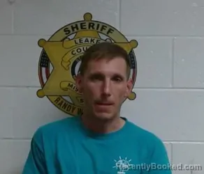 Mugshot of WILLIAM CHRISTOPHER FRAZIER booked in Leake County, Mississippi on March 27, 2026