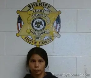 Mugshot of CASSANDRA BILLY booked in Leake County, Mississippi on March 28, 2026