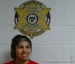 Mugshot of DALLANICKA RAYAN DIXON booked in Leake County, Mississippi on March 29, 2026