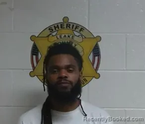 Mugshot of GREGORY JERMAINE BURKS booked in Leake County, Mississippi on May 6, 2026