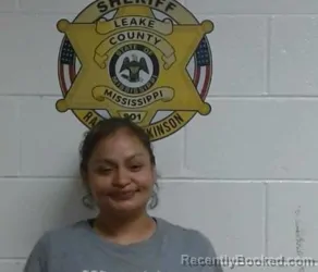 Mugshot of TONYA RENEE BEN booked in Leake County, Mississippi on May 17, 2026