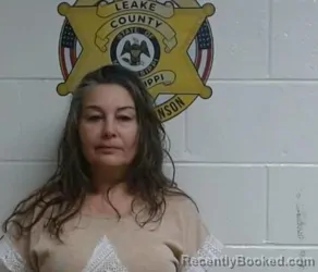 Mugshot of BRIDGETTE REHEA GANN booked in Leake County, Mississippi on May 20, 2026