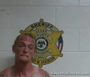 Mugshot of LEWIS HENRY THOMPSON booked in Leake County, Mississippi on May 30, 2026