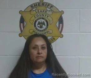 Mugshot of ROSANNA THOMAS booked in Leake County, Mississippi on June 28, 2026