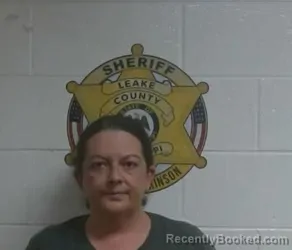 Mugshot of Misty Cumberland booked in Leake County, Mississippi on August 22, 2026