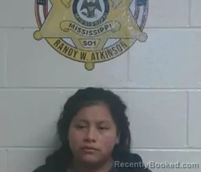 Mugshot of Zoila Clara Velasquez booked in Leake County, Mississippi on September 29, 2026