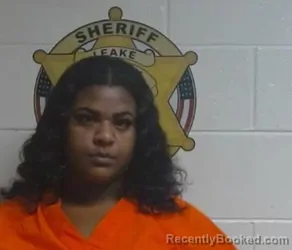 Mugshot of Kendra Marie Smith booked in Leake County, Mississippi on October 18, 2026